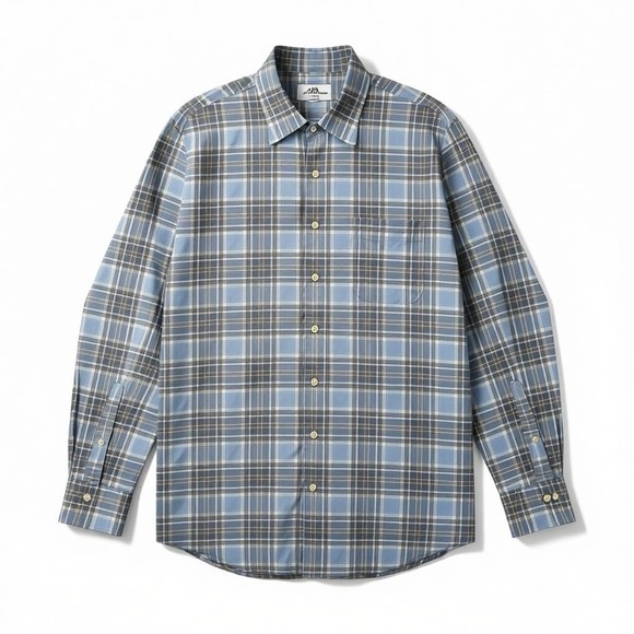 Peter Millar Other - Peter Millar Button Up Shirt Men XLarge Multicolor Blue Plaid Cotton Long Sleeve